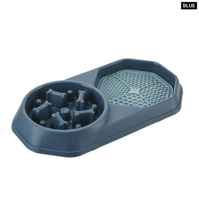 Safe Dog Slow Feeder Bowl Non Skid Lick Mat