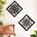 2 Piece Boho Wood Wall Decor For Living Room