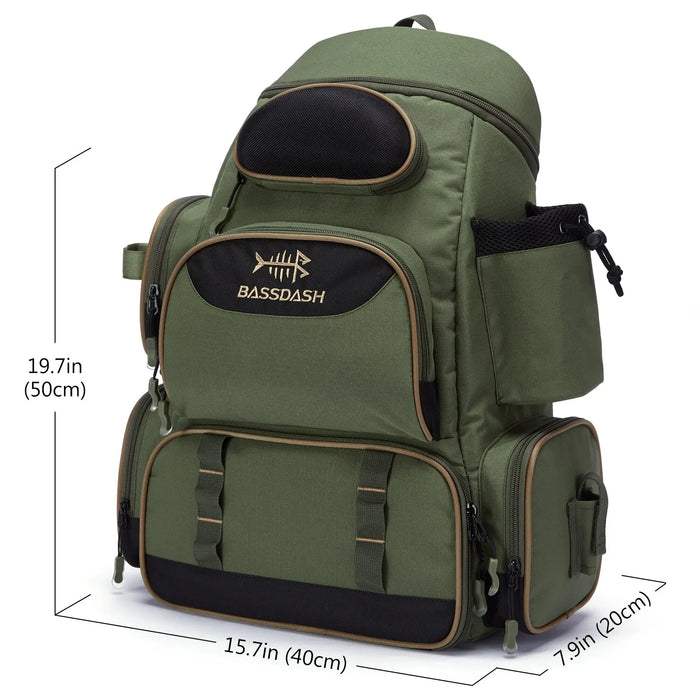 Lightweight Tactical Tackle Backpack For Fishing