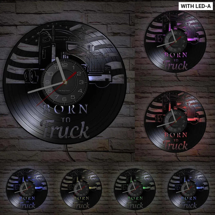 Retro Farm Truck Wall Clock