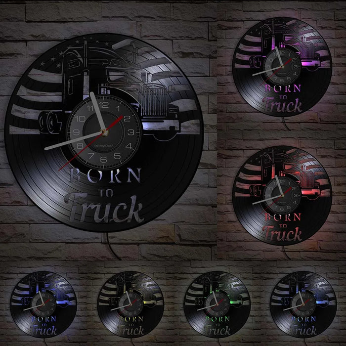 Retro Farm Truck Wall Clock