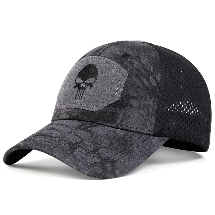 Breathable Ll Embroidered Baseball Cap For Outdoor Wear