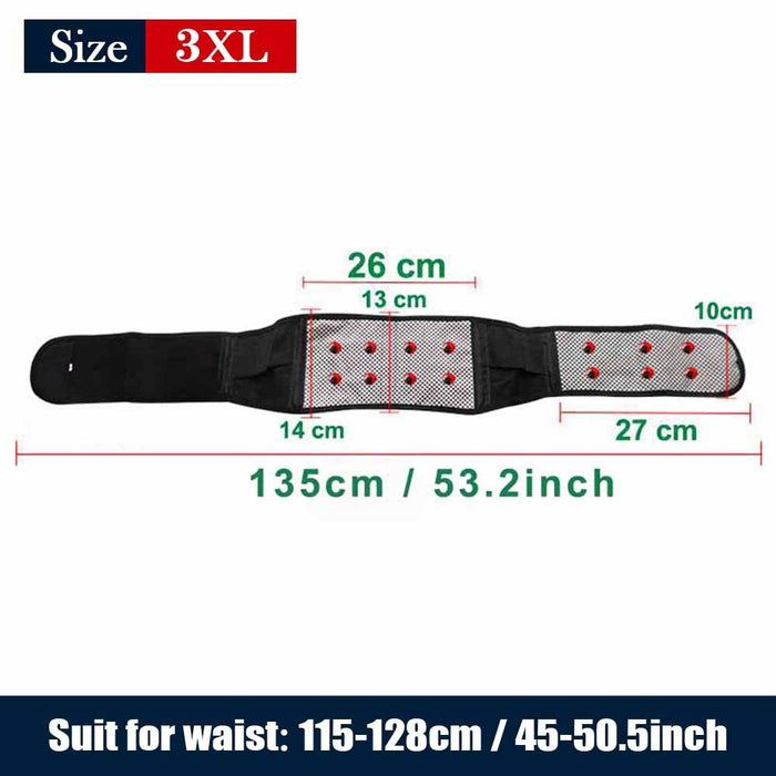 Adjustable Self Heating Magnetic Therapy Lumbar Brace Belt For Working