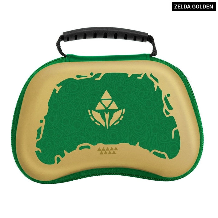 Golden-Green Controller Storage Bag Compatible Pro Controller