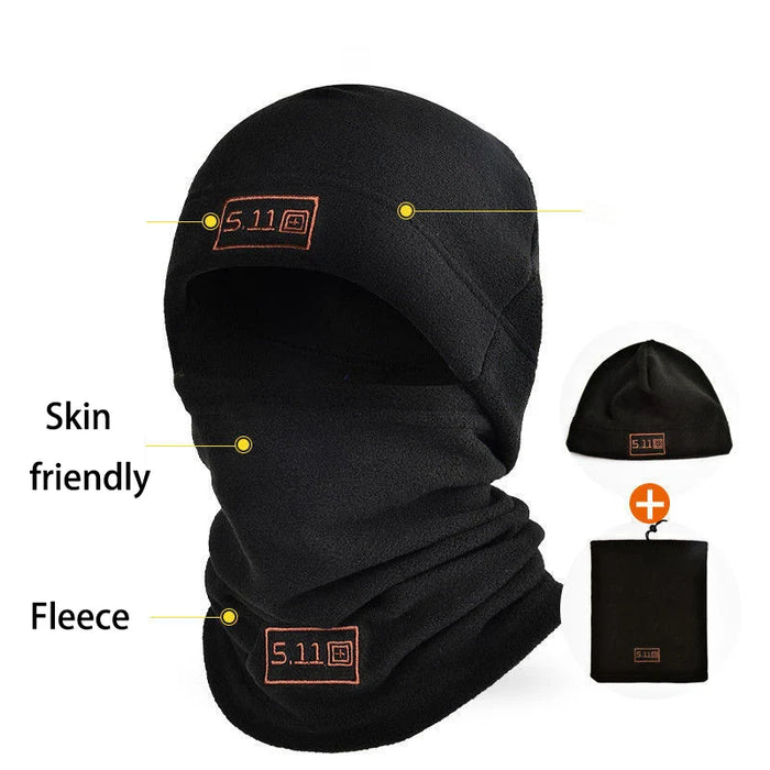 Mens Winter Fleece Mask Scarf For Cycling