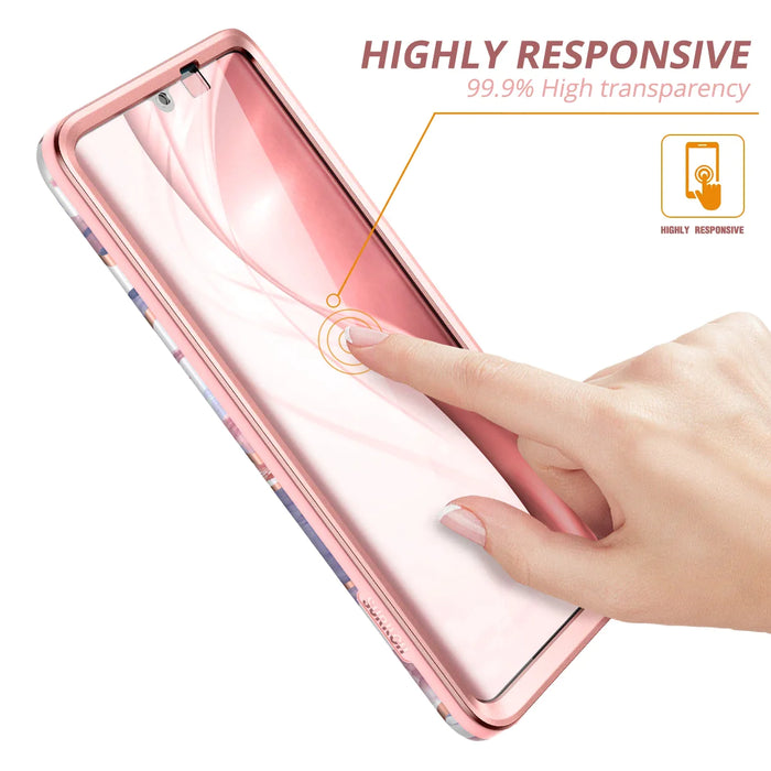 360Imlpc Marble Splice Protective Shell For Huawei P30 Pro With Built In Screen Protector