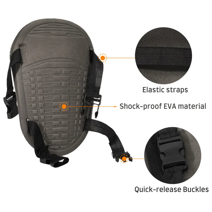 1 Pair Eva Foam Durable Collision Avoidance Ice Fishing Knee Pads For Sports Camping