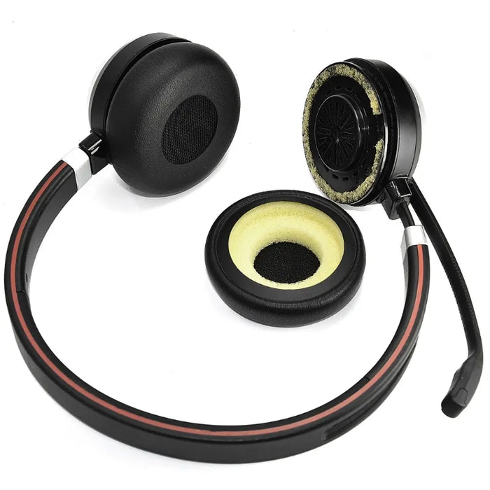 Leather Ear Pads For Jabra Evolve Headset