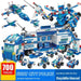 700 Pieces Police Car Building Blocks