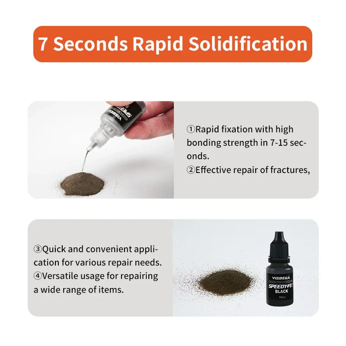 7 Sec Speedy Fix Ultra Strong Bonding Adhesive Fast Repair Metal Wood