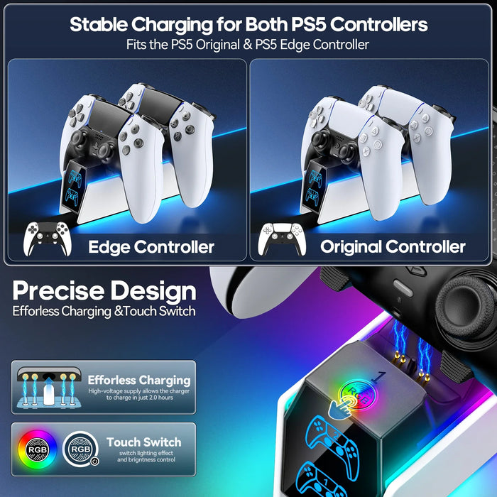 Ps5 Dual Controller Charger Station Skin Edge