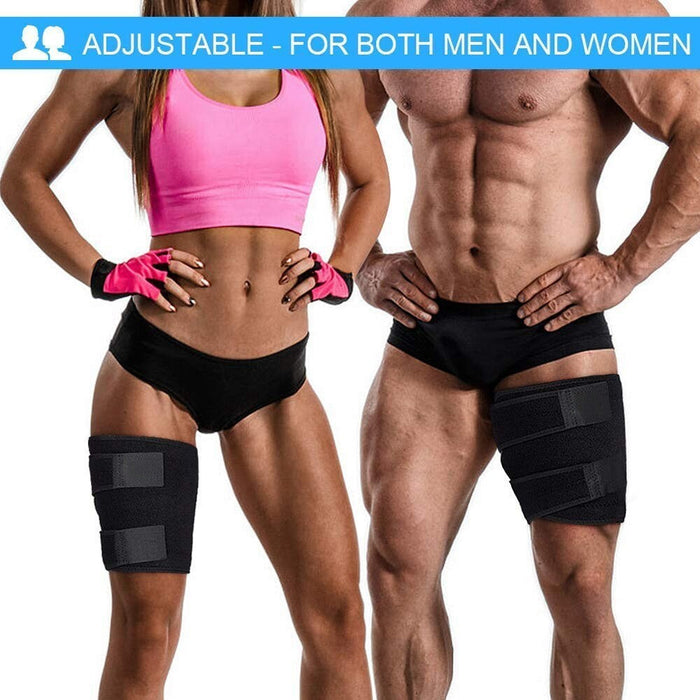 1 Piece Thigh Brace Hamstring Wrap for Pulled Hamstring Muscle Sprains Strains