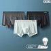 3 Piece Antibacterial Ice Silk Mens Boxer Briefs