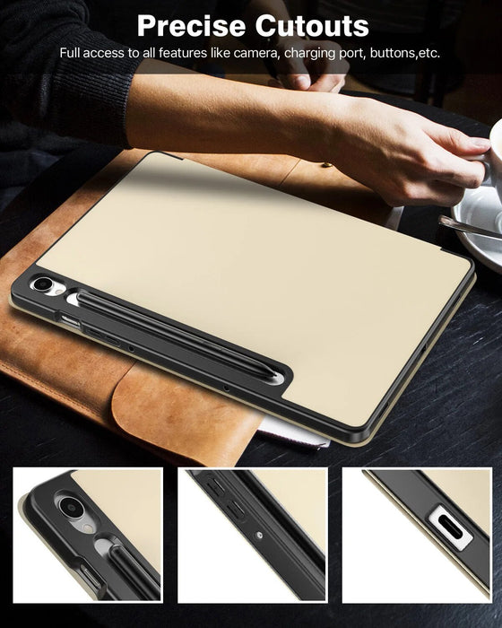 Case for All-New Samsung Galaxy Tab S9 2023 Slim Stand Protective Cover with S Pen Holder for Galaxy Tab S9 Plus 12.4 inch Tablt