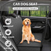 Dog Safety Protector Back Seat Mat With Zipper And Pocket