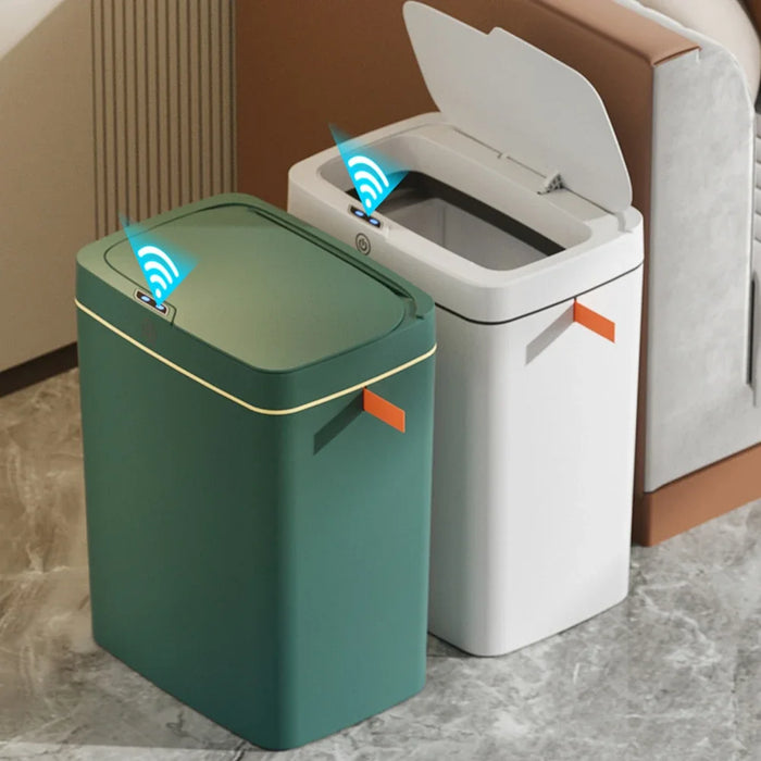 Smart Touchless Trash Bin For Kitchen And Bathroom