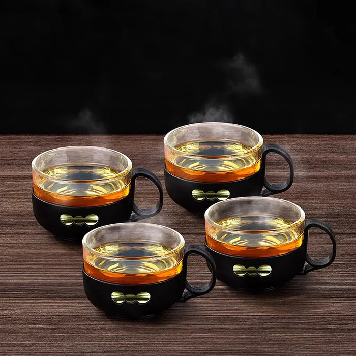 Premium Heat Resistant Tea Set With Kung Fu Teapot