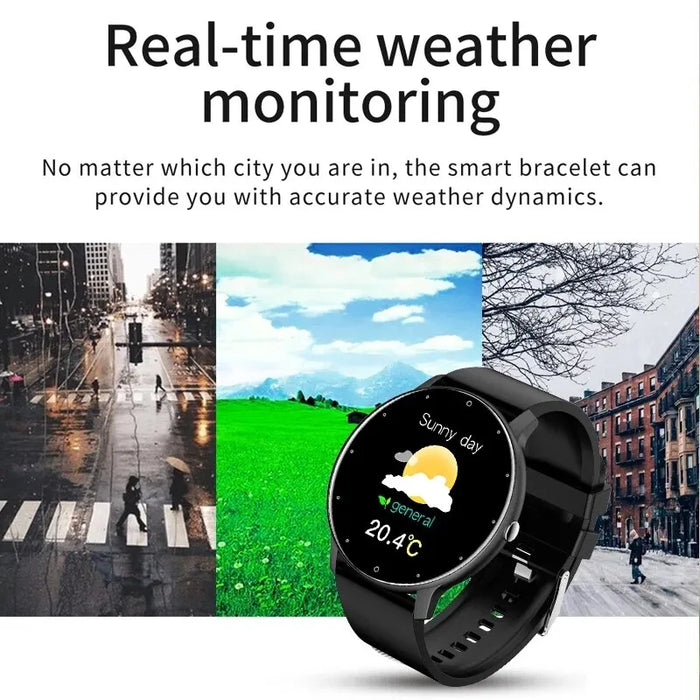 2024 Lige Smart Watch With Real Time Activity Tracker And Heart Rate Monitor