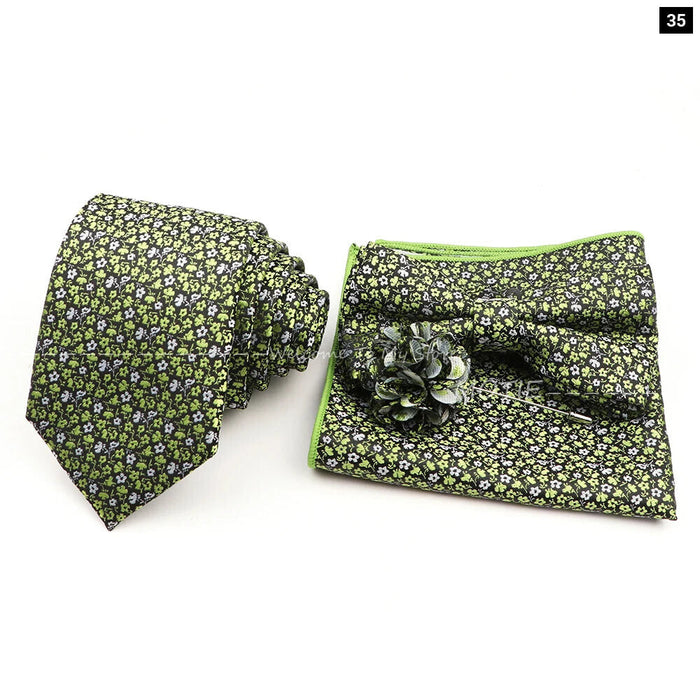 Classic Plant Tie Set For Weddings And Daily Wear