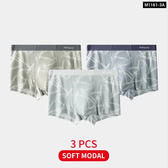 Silky Modal Mens Boxer Set