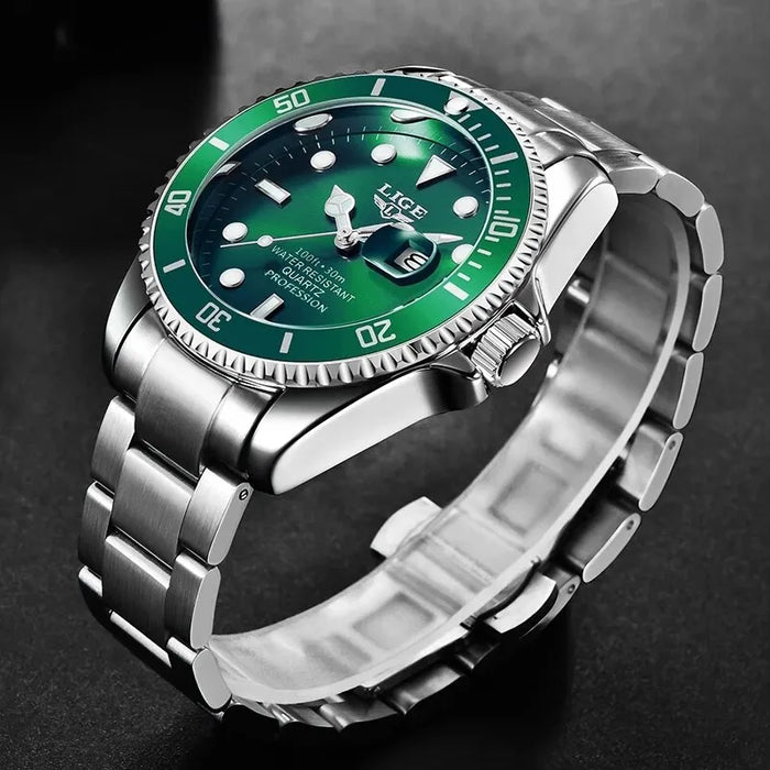 Luxury Fashion Diver Watch Men 30atm Waterproof Date Clock