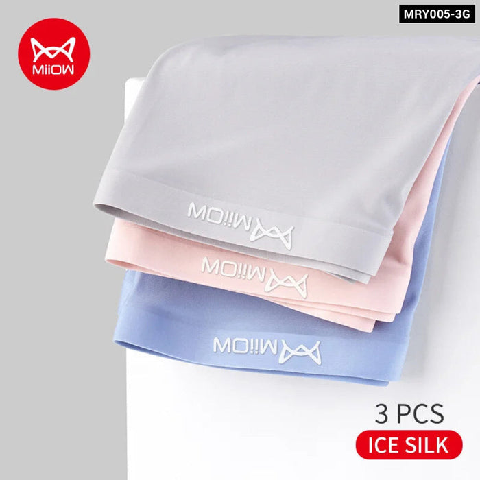 Pack Of 3 Mens Ice Silk Boxers