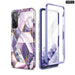 Samsung Galaxy S21 Fe 5g Glitter Marble Case With Screen