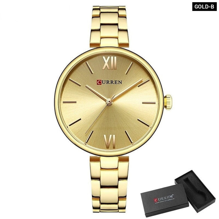 Women Watch Fashion Luxury Watch Reloj Mujer Stainless Steel  Female Clock Quartz Bracelet Wrist Watch