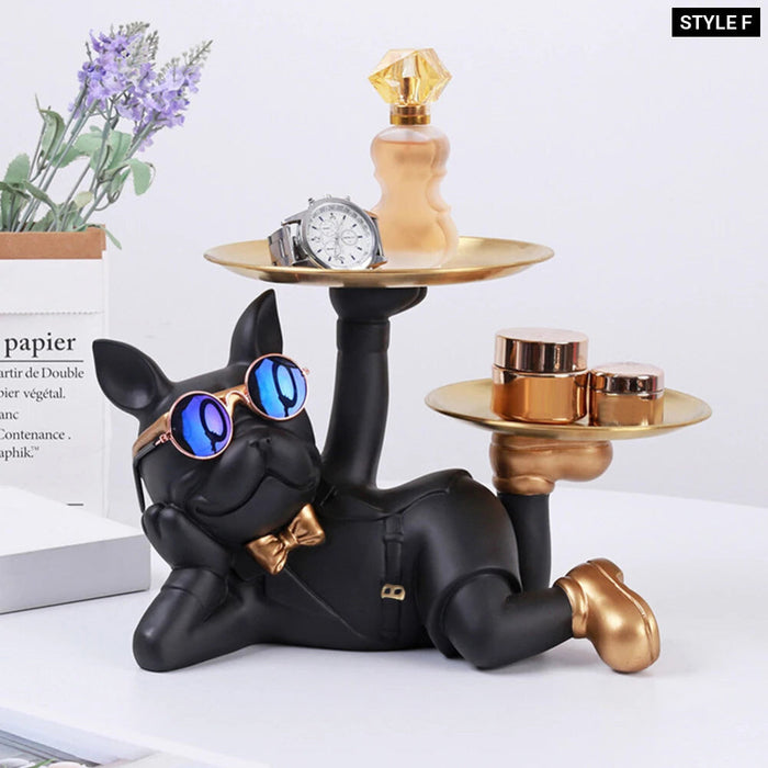 French Bulldog Resin Statue For Home Decor