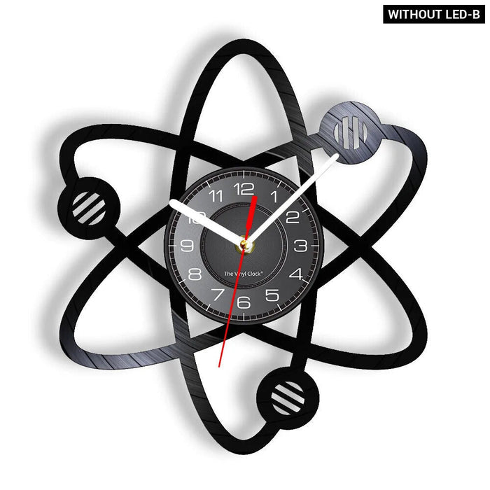 Physics Vinyl Record Wall Clock