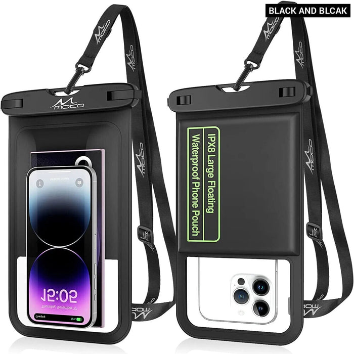 For Iphone 14 13 12 Pro Max Galaxy S23 S22 Ultra 9.5" Large Clear Phone Waterproof Dry Bag/Pouch