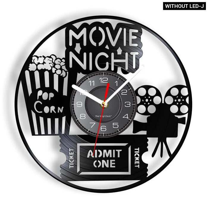 Retro Film Lovers Wall Clock