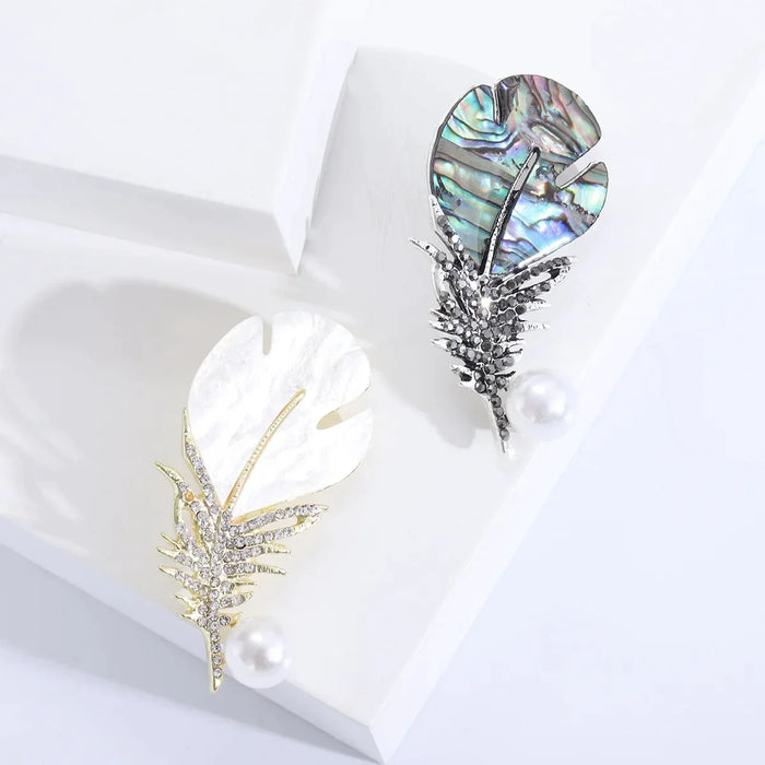 Abalone Shell Brooch Pin Trendy Party Jewelry Accessory