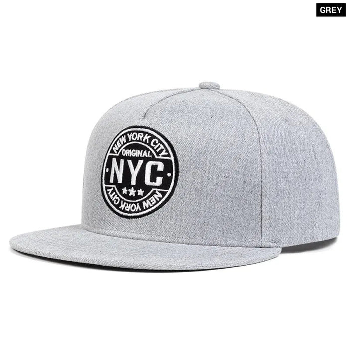 Nyc Letter Embroidered Baseball Cap / Hat