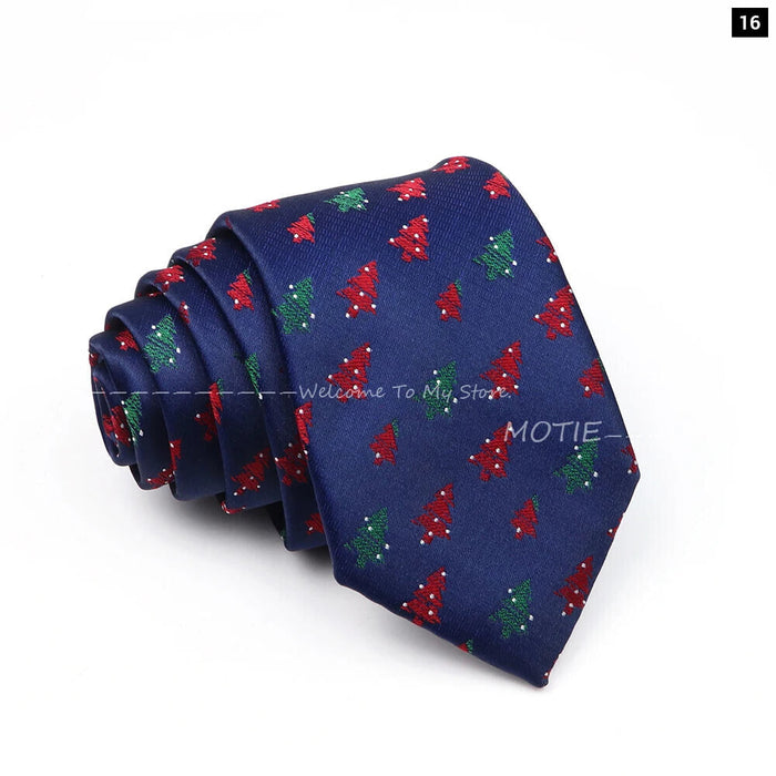 Santa Claus Necktie For Christmas And Halloween Parties