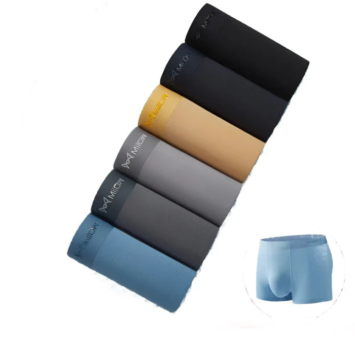 3 Piece Antibacterial Silk Mens Boxers