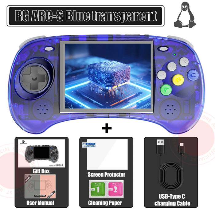 Rg Arc S/rg Arc D Retro Games Rk3566 4.0 Handheld Console Linux System 640 480 3500mah Hd Compatible