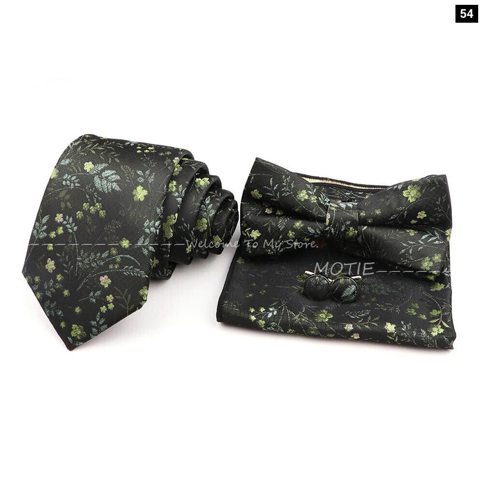 Classic Plant Tie Set For Weddings And Daily Wear