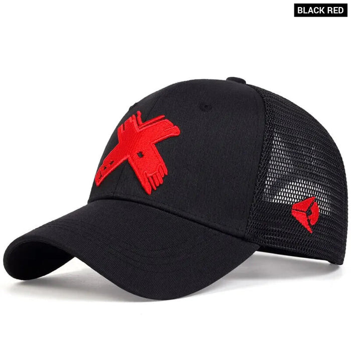 Adjustable Baseball Cap / Hat Embroidered X Letter