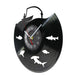 Modern Fly Fishing Vinyl Record Wall Clock