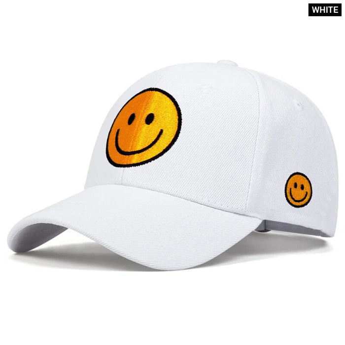 Adjustable Smiling Face Baseball Cap / Hat For Outdoor Wear