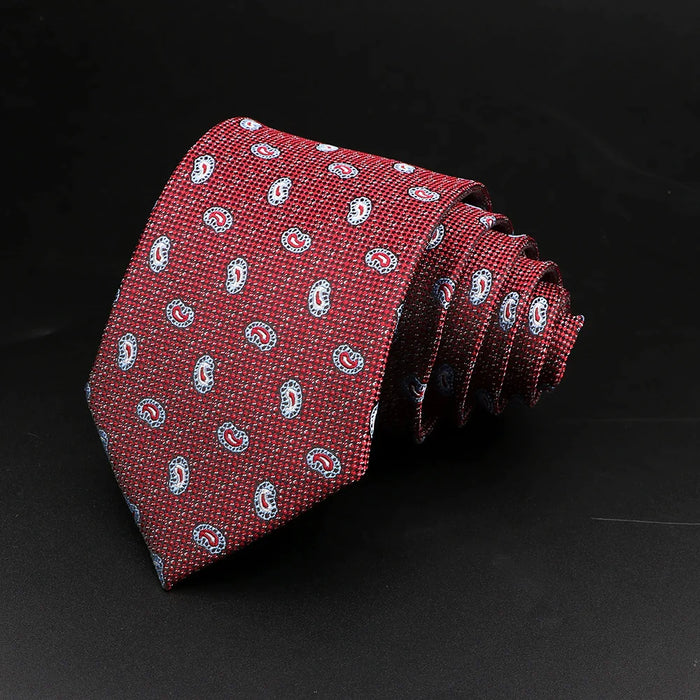 Polyester Necktie For Men For Business Meetings Formal Events And Daily Wear