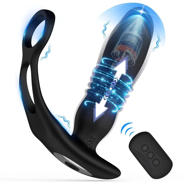 Telescopic Anal Vibrator For Men Prostate Massager