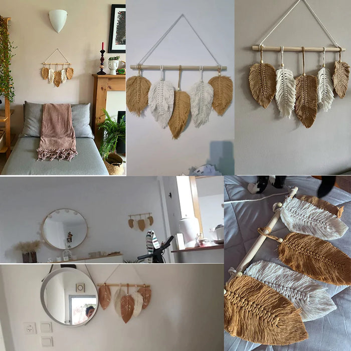 Boho Macrame Wall Hanging For Home Decor And Weddings