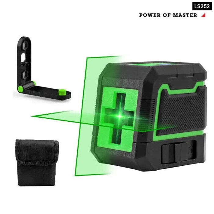 Hilda 2 Line Laser Level Self Leveling Green Laser Beam