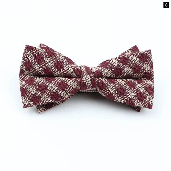 Cotton Bowtie For Men Weddings And Parties