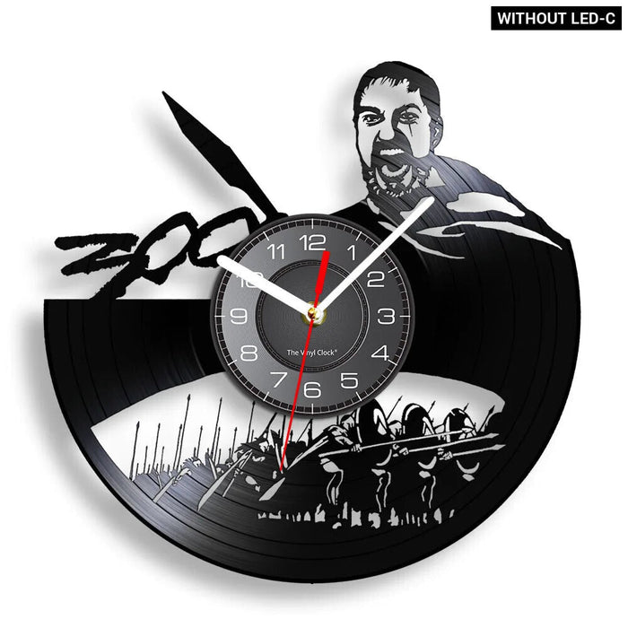 Warrior King Vinyl Record Wall Clock