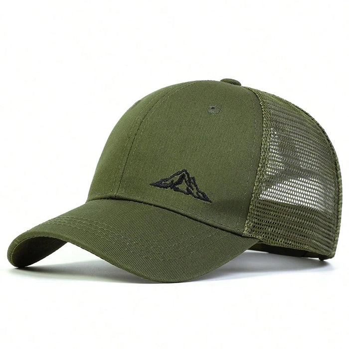 Adjustable Mountain Range Baseball Cap / Hat For Outdoor Sun Protection