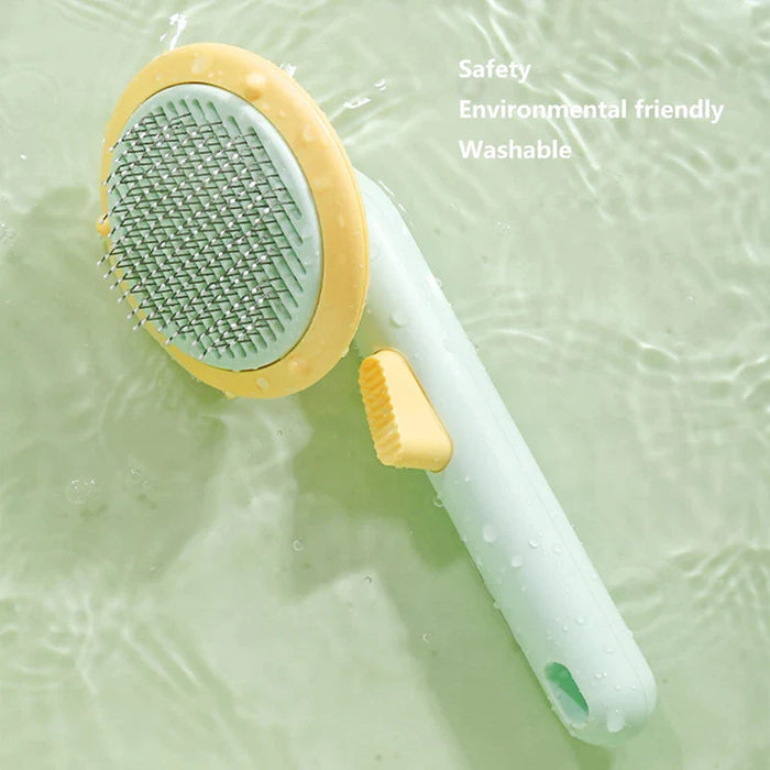 Self Cleaning Slicker Dog Brush Professional Pet Grooming Tool