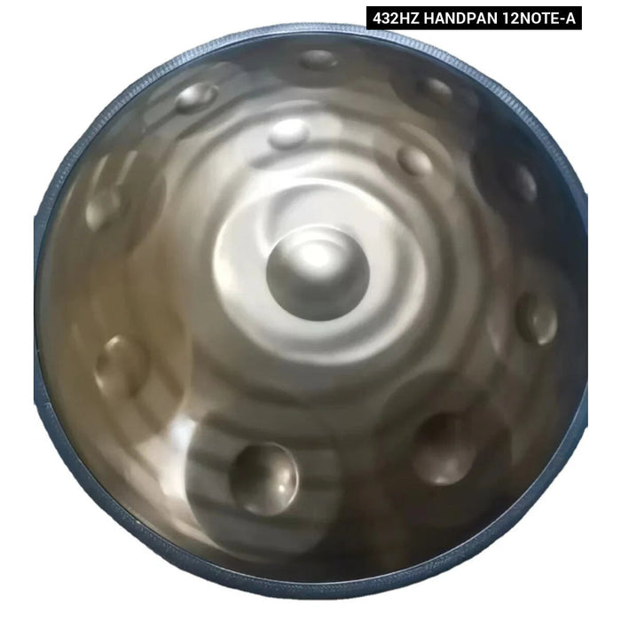 432Hz 440Hz 12 10 9 Note 22 Inch Spiral Steel Tongue Handpan Drum For Yoga & Meditation